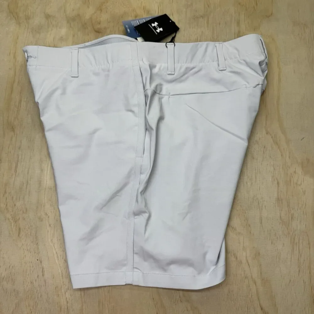 NEW Under Armour UA Iso-Chill Shorts Golf Mens Light Gray sz 40